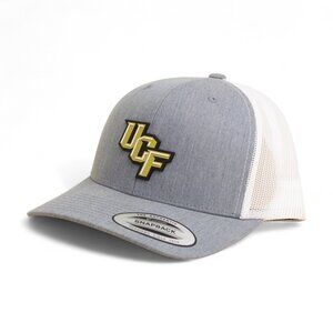 UCF Knights YP Snapback Hat- Heather Grey/ White